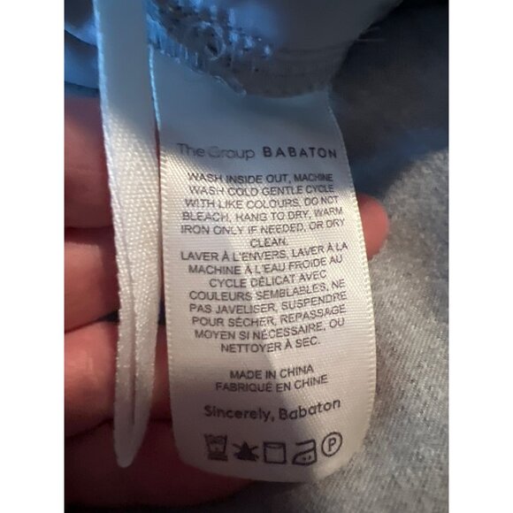 Aritzia The Group by Babaton Jimmy Pant Drawstring Light Grey size M - Picture 4 of 10